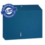 Pojemnik na papier toaletowy MERIDA STELLA BLUE LINE MAXI, średnica papieru do 23 cm, niebieski