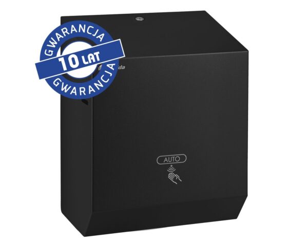 Automatyczny bezdotykowy podajnik ręczników papierowych w rolach MERIDA STELLA BLACK LINE AUTOMATIC MAXI, czarny