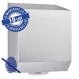 Mechaniczny podajnik ręczników papierowych w rolach MERIDA STELLA AUTOMATIC MAXI Anti-FingerPrint , stal matowa z powłoką AFP