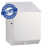 Pojemnik na ręczniki papierowe w rolach MERIDA STELLA MAXI, stal polerowana