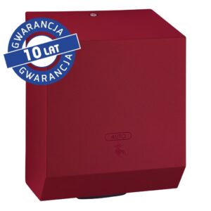 Automatyczny bezdotykowy podajnik ręczników papierowych w rolach MERIDA STELLA RED LINE AUTOMATIC MAXI, czerwony