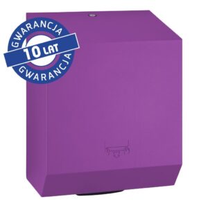Mechaniczny podajnik ręczników papierowych w rolach MERIDA STELLA VIOLET LINE, fioletowy