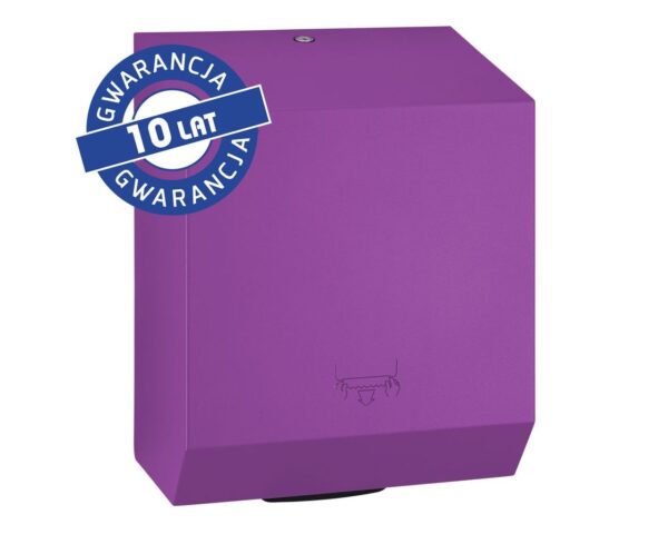 Mechaniczny podajnik ręczników papierowych w rolach MERIDA STELLA VIOLET LINE, fioletowy