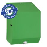 Pojemnik na ręczniki papierowe w rolach lub papier toaletowy w systemie listkowym MERIDA STELLA GREEN LINE MINI, zielony