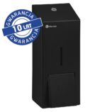 Dozownik mydła w płynie MERIDA STELLA BLACK LINE MAXI, pojemność zbiornika 800 ml, czarny