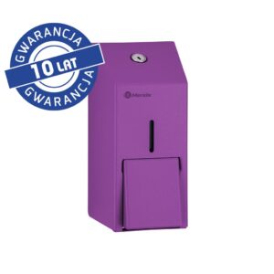 Dozownik mydła w płynie MERIDA STELLA VIOLET LINE MINI, pojemność zbiornika 400 ml, fioletowy