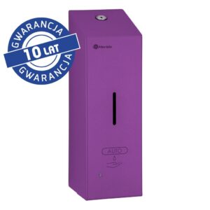 Bezdotykowy automatyczny dozownik mydła w pianie MERIDA STELLA AUTOMATIC SLIM VIOLET LINE na jednorazowe wkłady 800 ml, fioletowy