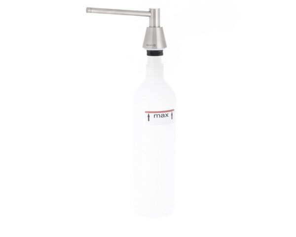 Dozownik mydła w płynie blatowy STOŻEK, pojemność zbiornika 1000 ml, matowy Dozownik mydła w płynie blatowy STOŻEK, pojemność zbiornika 1000 ml, matowy