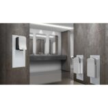 Szary panel ścienny duży, wymiary 900x347x2 mm