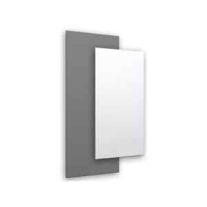 Szary panel ścienny mały, wymiary 600x300x2 mm