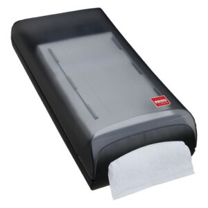 Pojemnik na serwetki gastronomiczne, czarny, tworzywo sztuczne, nablatowy lub naścienny