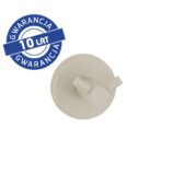 Wieszak podwójny MERIDA STELLA SILK GREY LINE, szary jedwabisty