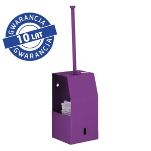 Szczotka do WC z uchwytem, mocowana do ściany MERIDA STELLA VIOLET LINE, fioletowa