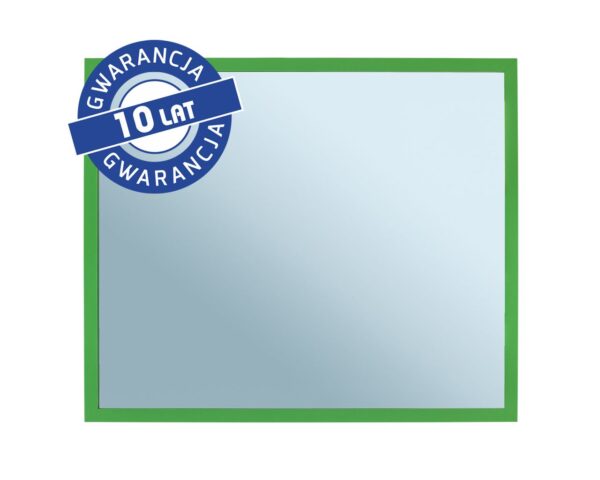 Lustro w ramie metalowej - zielonej MERIDA STELLA GREEN LINE, 50 x 60 cm