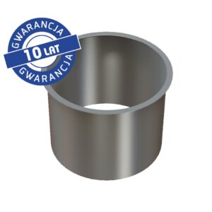 Kołnierz kosza nablatowy okrągły MERIDA STELLA, stal matowa