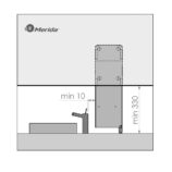 RUCHOMY KORPUS DO MONTAŻU DOZOWNIKA ZA LUSTREM