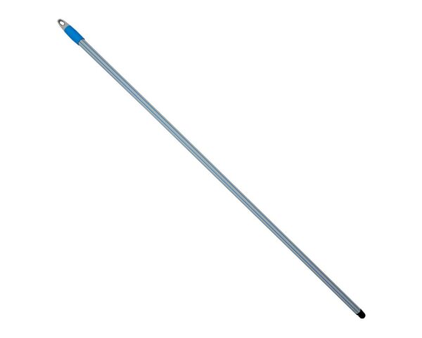 Kij do mopów sznurkowych i paskowych, z gwintem, biało-niebieski, 120 cm