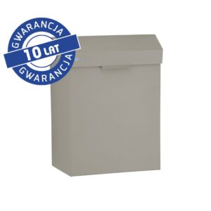 Kosz do damskich toalet MERIDA STELLA STONE GREY LINE 4,5 l, szary kamienny