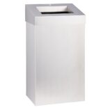 Kosz otwarty MERIDA STELLA - 45 l, stal matowa z powłoką AFP