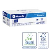 Pojemnik na papier toaletowy w listkach MERIDA ONE za 1 zł netto przy zakupie 2 kartonów papierów toaletowych MERIDA TOP PTB406 (18 000 listków)