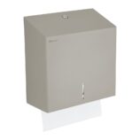 Pojemnik na ręczniki składane MERIDA STELLA STONE GREY LINE MAXI, szary kamienny