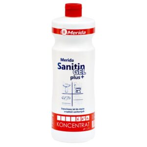 MERIDA SANITIN GEL PLUS, żel do mycia sanitariatów, butelka 1 l