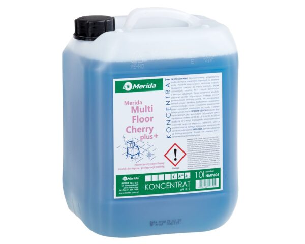 MERIDA MULTI FLOOR CHERRY PLUS, środek antystatyczny do mycia powierzchni woodoodpornych, kanister 10 l