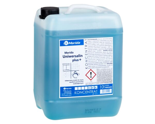 MERIDA UNIWERSALIN PLUS uniwersalny środek do mycia powierzchni wodoodpornych, kanister 10 l