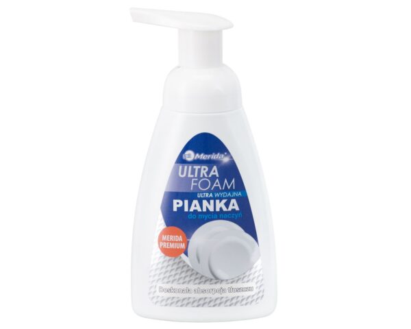 Pianka do mycia naczyń MERIDA ULTRA FOAM 300 ml Pianka do mycia naczyń MERIDA ULTRA FOAM 300 ml