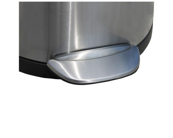 Kosz pedałowy TOP SILENT LUNA, pojemność 5 l, stal matowa Kosz pedałowy TOP SILENT LUNA, pojemność 5 l, stal matowa