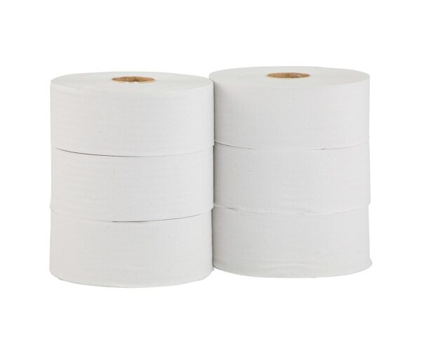 Papier toaletowy MERIDA CLASSIC , biały, średnica 23 cm, długość 340 m, jednowarstwowy, zgrzewka 6 szt., ECOLABEL Papier toaletowy MERIDA CLASSIC , biały, średnica 23 cm, długość 340 m, jednowarstwowy, zgrzewka 6 szt., ECOLABEL