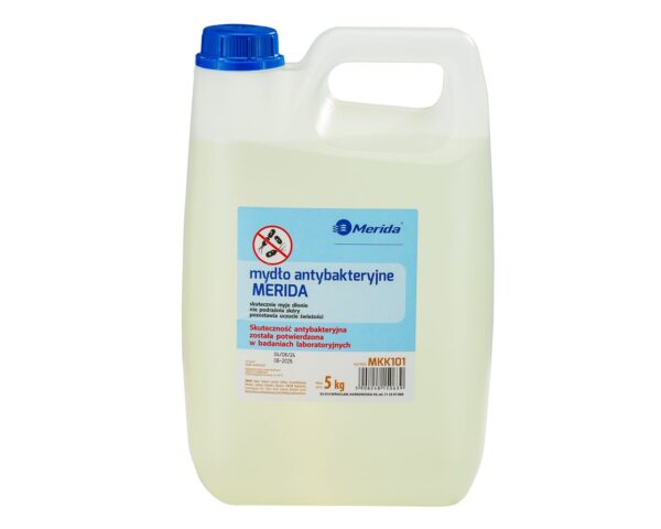Mydło antybakteryjne w płynie MERIDA 5 KG