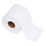 Papier toaletowy MERIDA OPTIMUM, biały, średnica 11 cm, długość 50 m, dwuwarstwowy, worek 32 szt., ECOLABEL
