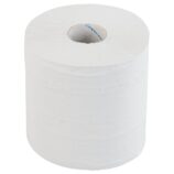 Papier toaletowy MERIDA OPTIMUM, biały, średnica 14 cm, długość 80 m, dwuwarstwowy, zgrzewka 12 szt., ECOLABEL