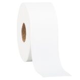 Papier toaletowy MERIDA TOP, biały, średnica 19 cm, długość 180 m, dwuwarstwowy, zgrzewka 12 szt., ECOLABEL