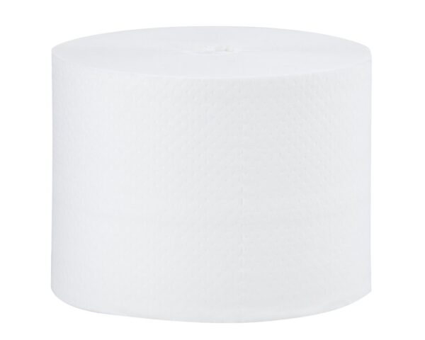 Papier toaletowy bez gilzy MERIDA TOP, biały, średnica 12 cm, długość 85 m, dwuwarstwowy, karton 18 szt, ECOLABEL Papier toaletowy bez gilzy MERIDA TOP, biały, średnica 12 cm, długość 85 m, dwuwarstwowy, karton 18 szt, ECOLABEL