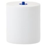 Ręczniki papierowe w roli z adaptorem MERIDA TOP AUTOMATIC MAXI, białe, średnica 19 cm, długość 140 m, dwuwarstwowe, karton 6 rolek, ECOLABEL