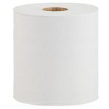 Ręczniki papierowe w roli MERIDA ECONOMY CENTER PULL MAXI, białe, średnica 20 cm , długość 320 m, jednowarstwowe, zgrzewka 6 rolek, ECOLABEL