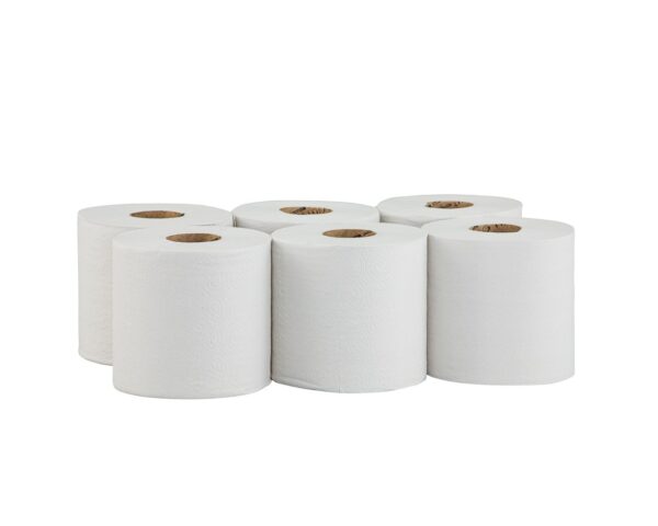 Ręczniki papierowe w roli MERIDA CLASSIC MAXI, białe, średnica 20 cm, długość 320 m, jednowarstwowe, zgrzewka 6 rolek, ECOLABEL Ręczniki papierowe w roli MERIDA CLASSIC MAXI, białe, średnica 20 cm, długość 320 m, jednowarstwowe, zgrzewka 6 rolek, ECOLABEL