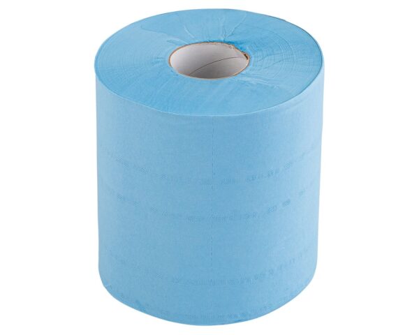 Ręczniki papierowe w roli MERIDA TOP CENTER PULL MINI, niebieskie, średnica 16,5 cm, długość 122 m, dwuwarstwowe, zgrzewka 6 rolek Ręczniki papierowe w roli MERIDA TOP CENTER PULL MINI, niebieskie, średnica 16,5 cm, długość 122 m, dwuwarstwowe, zgrzewka 6 rolek