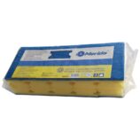 Zmywak profesjonalny ogólnego stosowania, pianka żółta, fibra niebieska, opakowanie 10 szt.