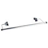 Stelaż do prześcieradeł papierowych metalowy, chromowany, łatwy do montażu przy łóżku