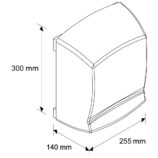Suszarka do rąk MERIDA OPTIMA, stal matowa