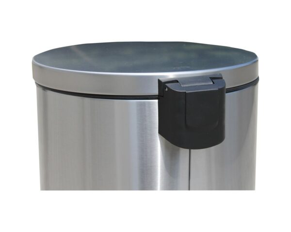 Kosz pedałowy TOP SILENT LUNA, pojemność 20 l, stal matowa Kosz pedałowy TOP SILENT LUNA, pojemność 20 l, stal matowa