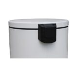 Kosz pedałowy TOP SILENT LUNA, pojemność 12 l, metalowy, biały