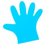 Rękawice elastomerowe TPE, niebieskie, rozmiar S, opakowanie 100 szt.