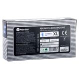 Rękawice winylowo - nitrylowe, niebieskie, rozmiar XL, opakowanie 100 szt.