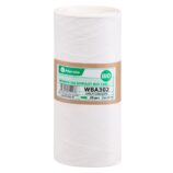 Worki na odpady BIO, 70 x 110 cm, pojemność 120 l, rolka 20 sztuk, BIAŁE, materiał biodegradowalny i kompostowalny