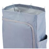 Worek z tworzywa sztucznego 120 l, zapinany na zamek, szary