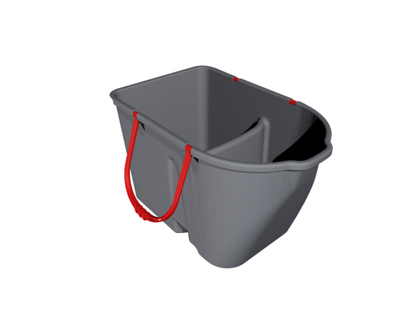 Podwójne wiadro 15 l + 10 l, czerwona rączka Podwójne wiadro 15 l + 10 l, czerwona rączka